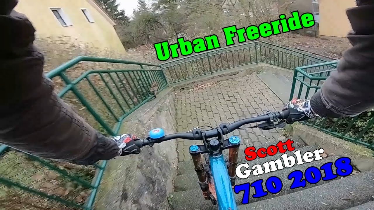URBAN FREERIDE Scott Gambler 710 2018😁🚴🏼‍♂️Bikepark Bad Salzdetfurth #downhill #mtb