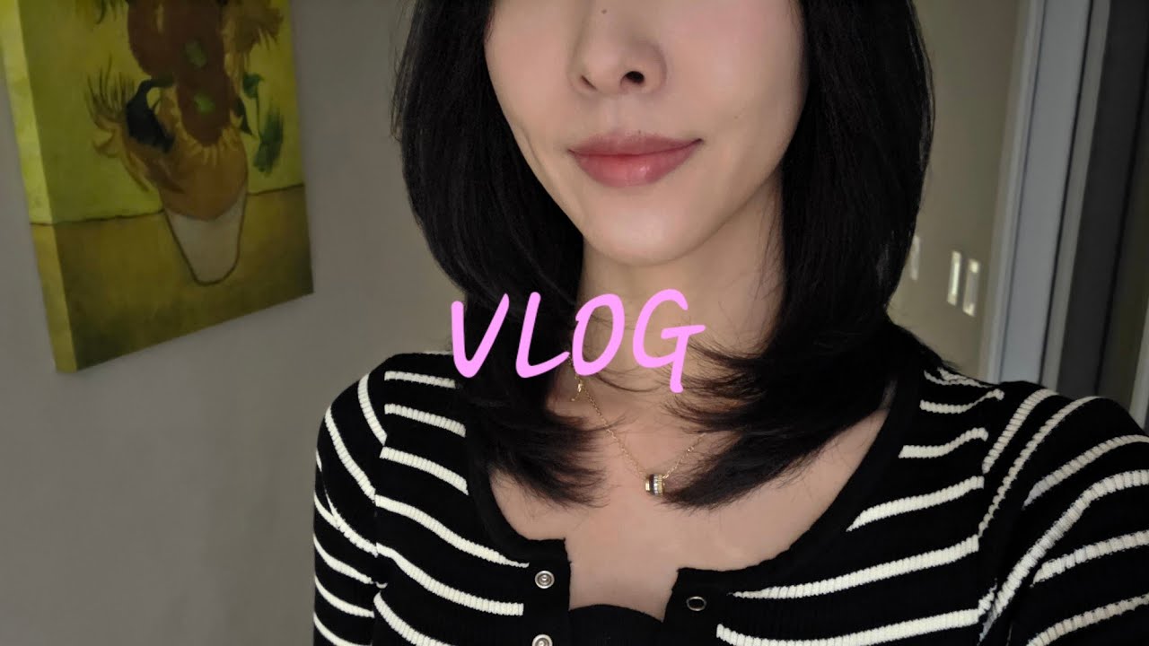 집순이의 하루 | 레이어드컷 | c컬펌 | 케이스티파이 케이스 언박싱 | 반려견 반려묘 양치질 방법, 꿀팁