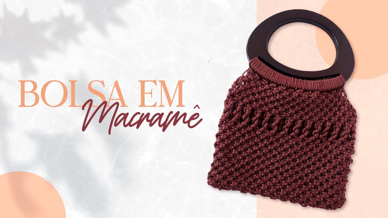 Bolsa em Macramê
