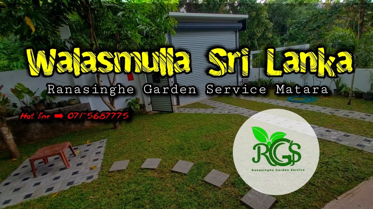 walasmulla sri lanka || landscaping dising Ranasinghe Garden Service Matara