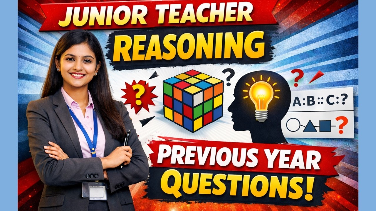 Junior Teacher | Reasoning Previous Year Questions | Alpha Series | Class 5