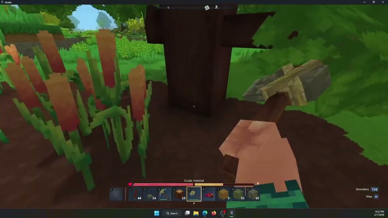 playing Hytale (maxed out volume recommended)