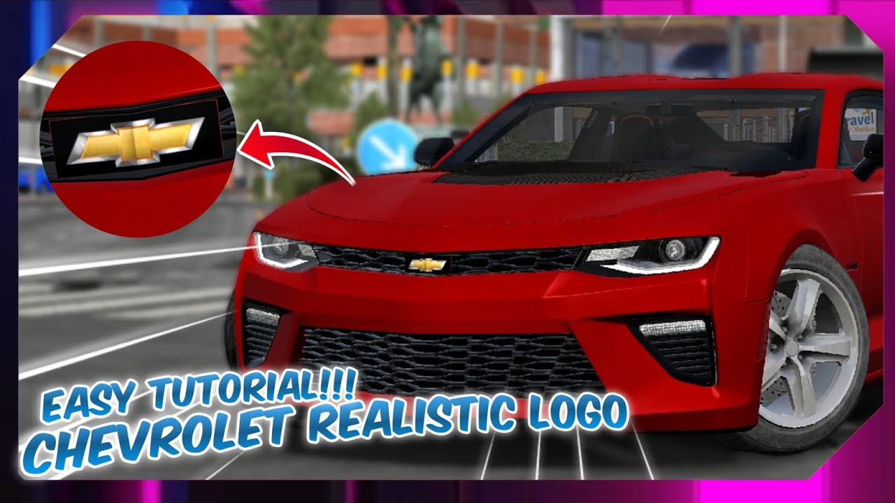 CHEVROLET CAMARO ZL1 REALISTIC LOGO DESIGN TUTORIAL CAR PARKING MULTIPLAYER