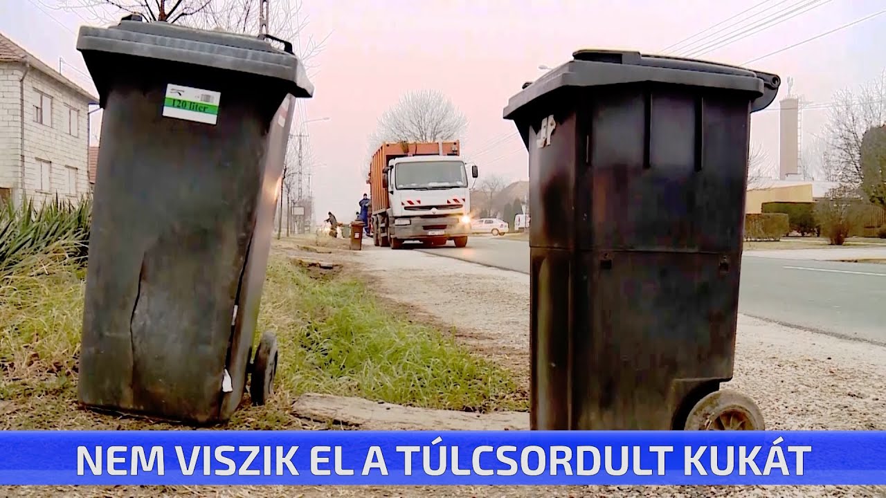 Nem viszik el a túlcsordult kukákat