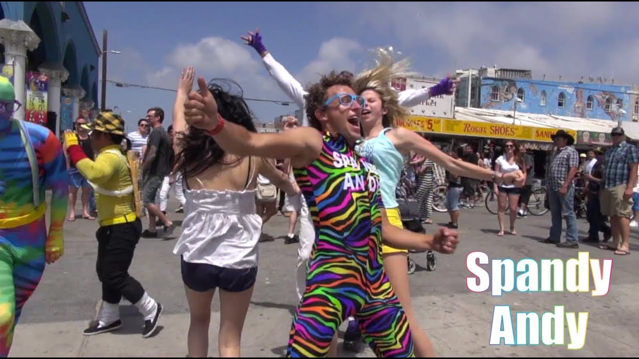 Getting Lucky at the Beach in my Spandex - Spandy Andy