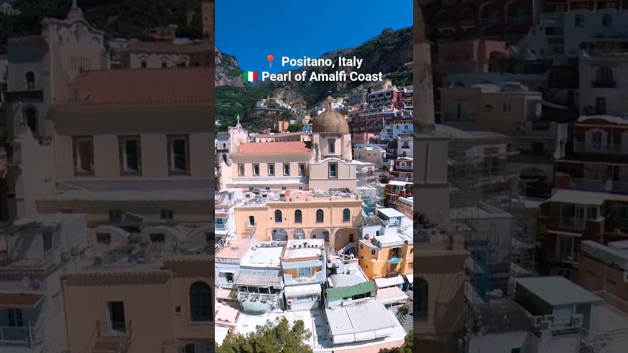 🇮🇹 Positano, Italy | 4K Drone Tour Above Cliffside Beauty