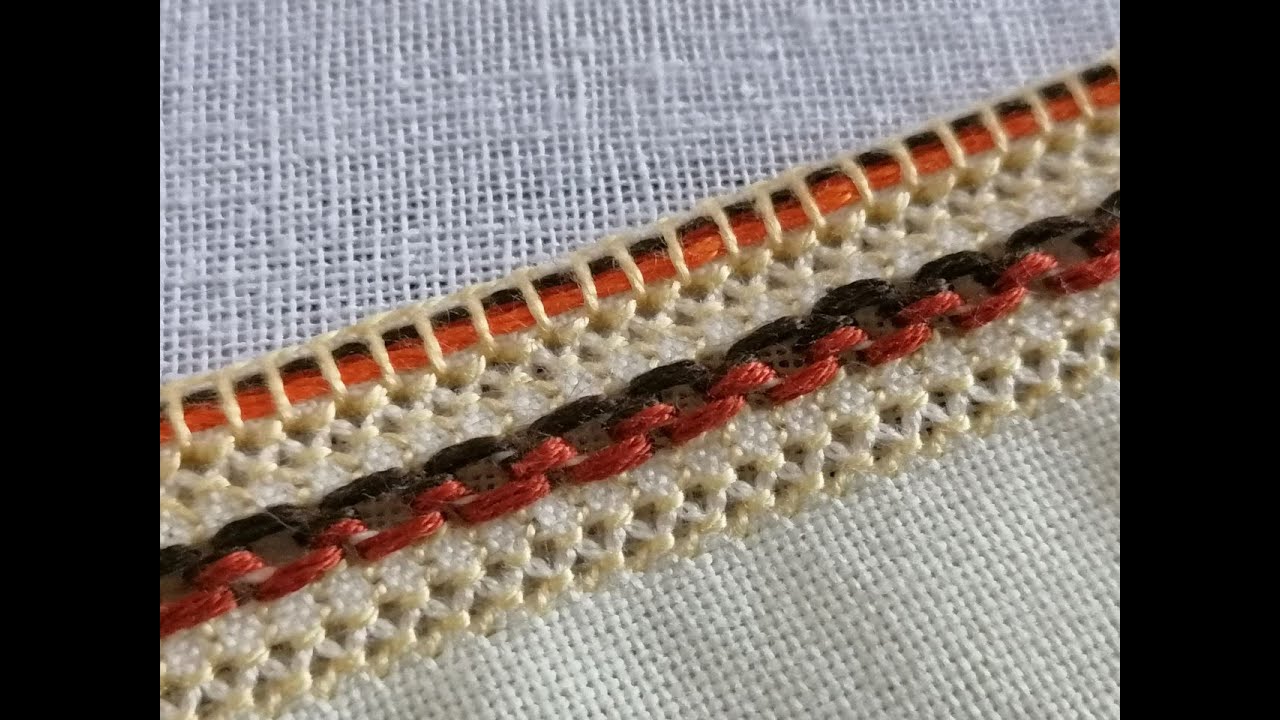🧵 Обробка краю. Легко і просто (мережка верхоплутом). Частина 2. Вишивка. Hand embroidery.