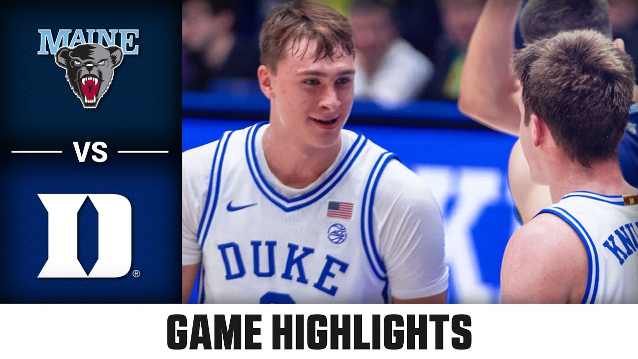 Maine vs. Duke Game Highlights | 2024-25 ACC Men's Basketball