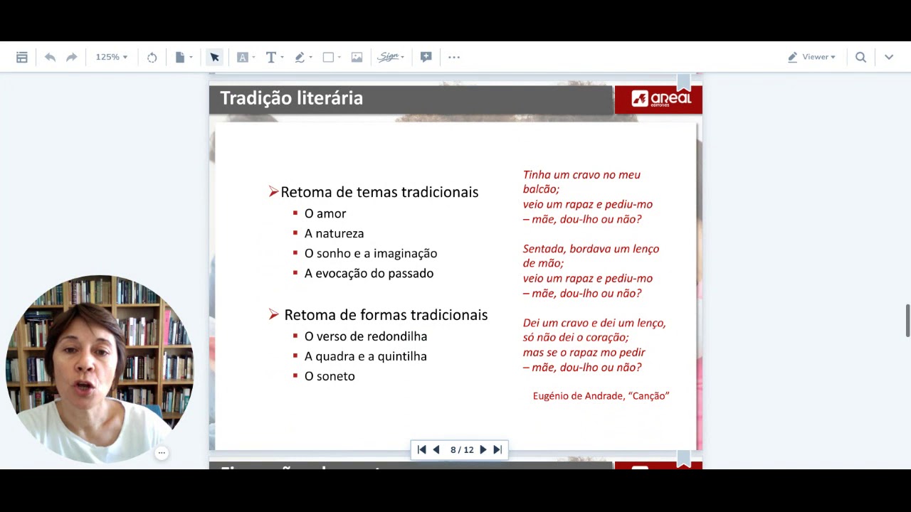 Poesia contemporânea (12º ano)
