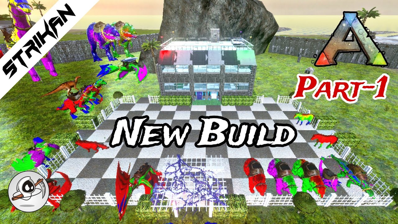 New Base Design in Single-Player World | Part-1 | Ark builds | EP02 | ARK: Survival Evolved Mobile