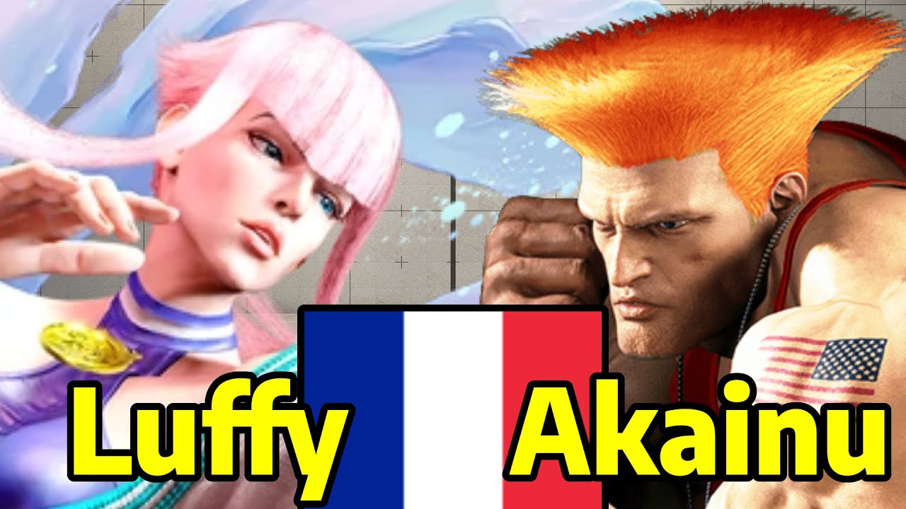 💥STREET FIGHTER 6 ➥ Luffy (MANON) VS. Akainu (GUILE ガイル) 4K MASTER RANKS 💥