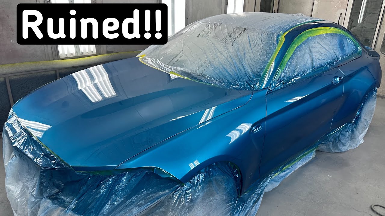 I Painted @Vtuned's BMW M2 And RUINED It!!! :( Huge Mistake!!