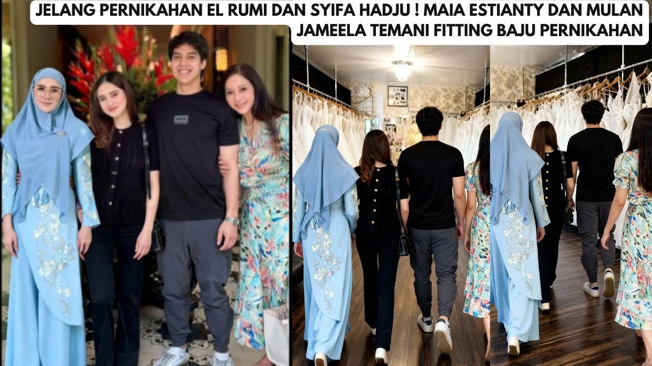 Jelang Pernikahan El Rumi & Syifa Hadju ! Maia Estianty dan Mulan Jameela Temani Fitting Baju
