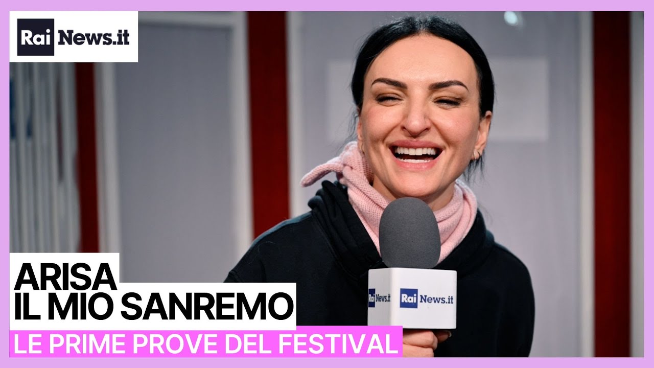 Sanremo 2026 -  Arisa alle prove con l'orchestra