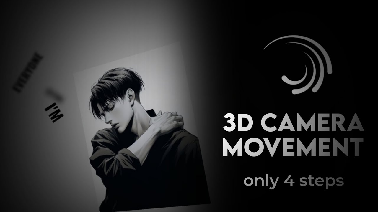3D Camera Movement - Alight motion tutorial (No null object)