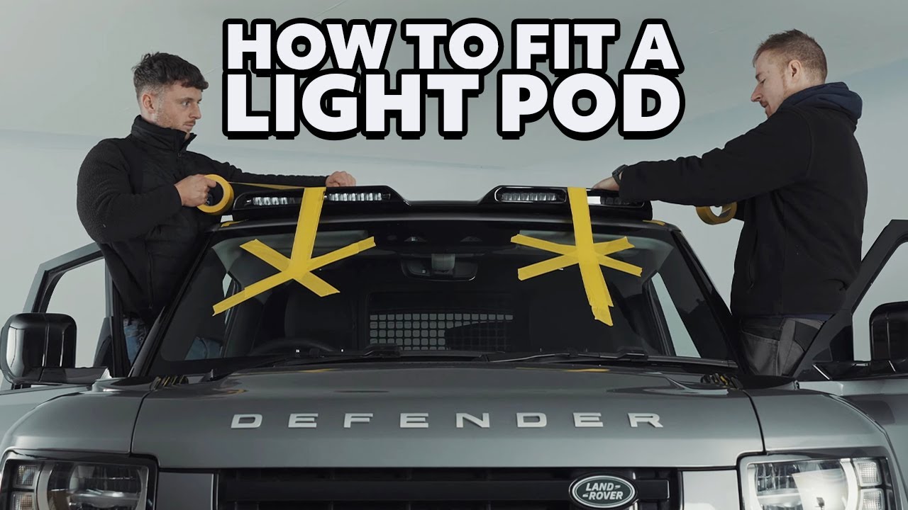 How To Fit A Land Rover Defender Predator x Lazer LED Roof Light Pod