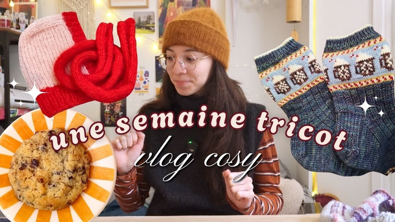 ✶ Une semaine avec moi (VLOG Tricot) 🎄 Marché de Créateurs, Tricots Terminés, Mystery Advent ✶
