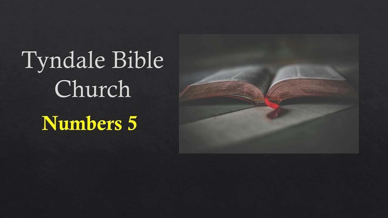 Numbers 5 | God in the Camp | Individual Responsibility within the Camp of Israel