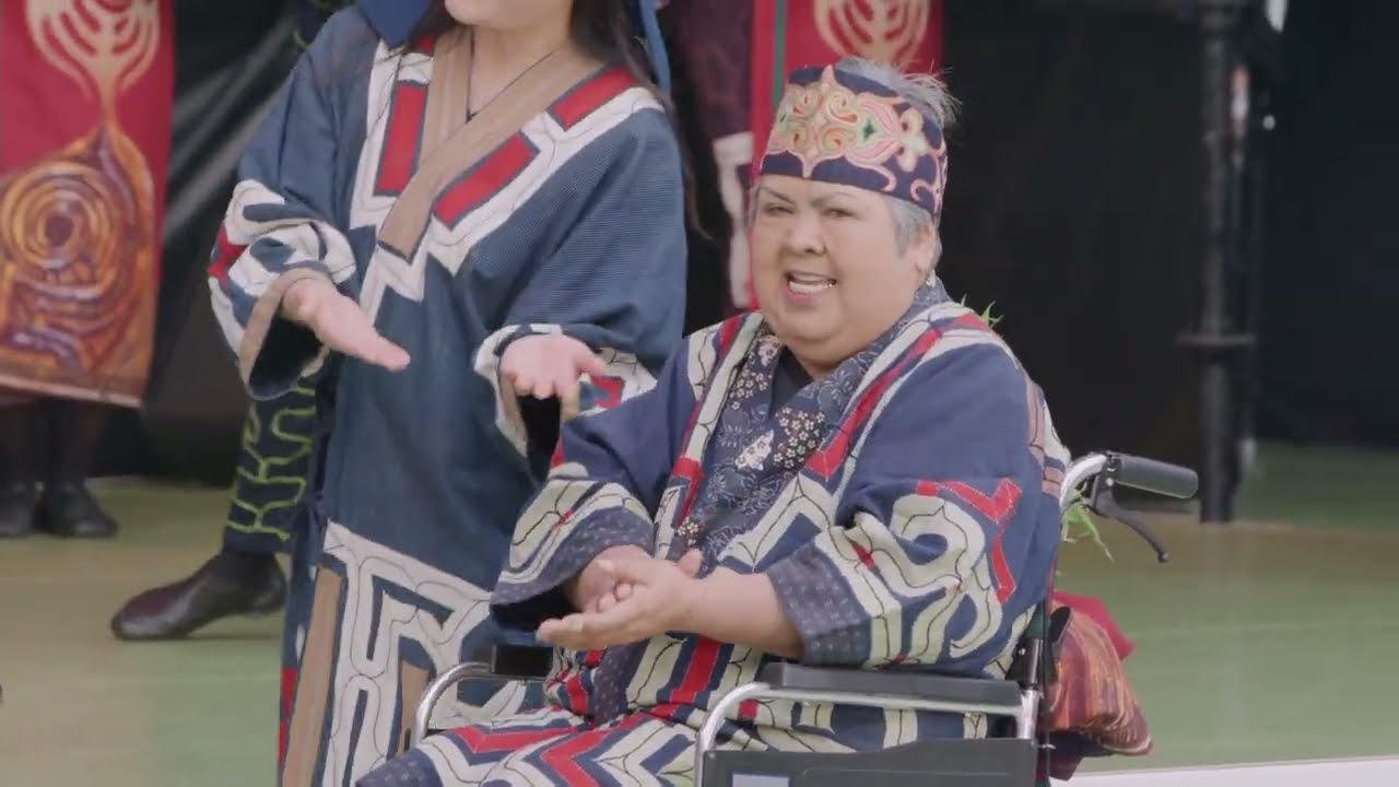 アイヌ舞踊パフォーマンス　帯広・阿寒湖チーム（2021年8月8日）