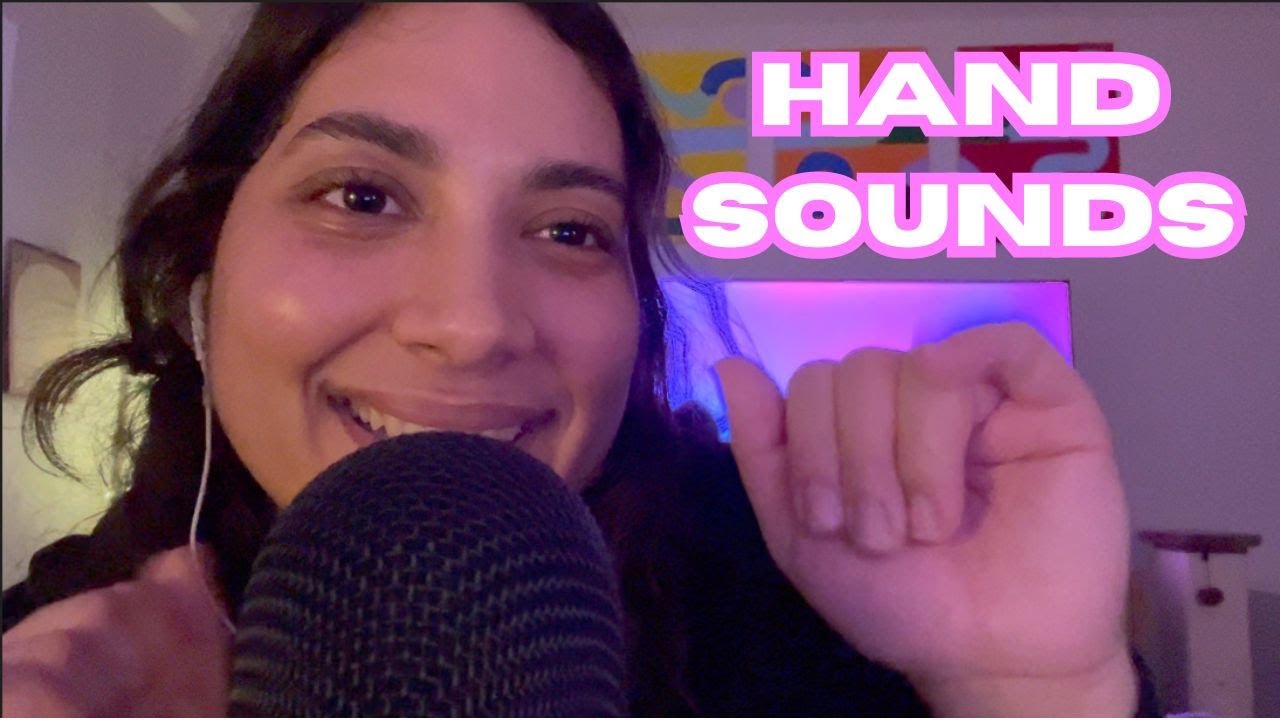 ASMR Hand Sounds | Finger Flutters, Knuckle Rubbing & Nail Tapping