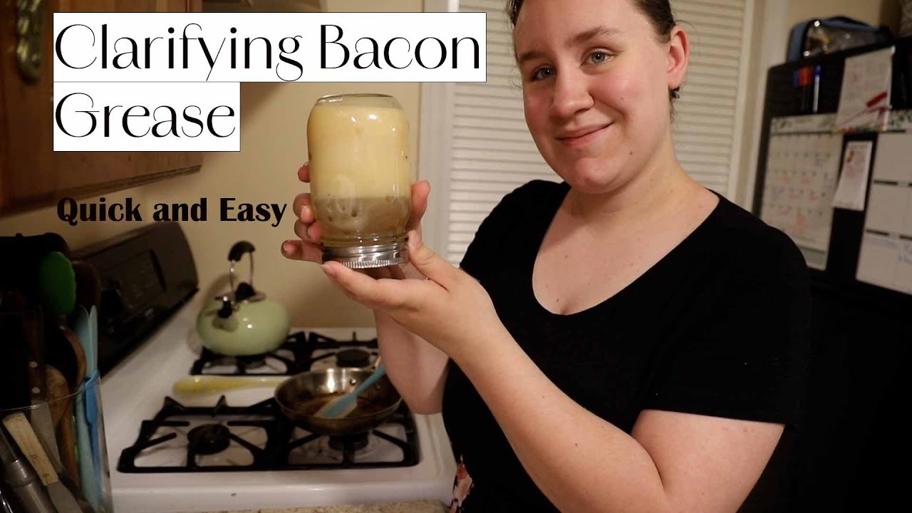How to Clarify Bacon Grease | Basic Homemaking/Homesteading Skills | Super Easy and Quick | DIY