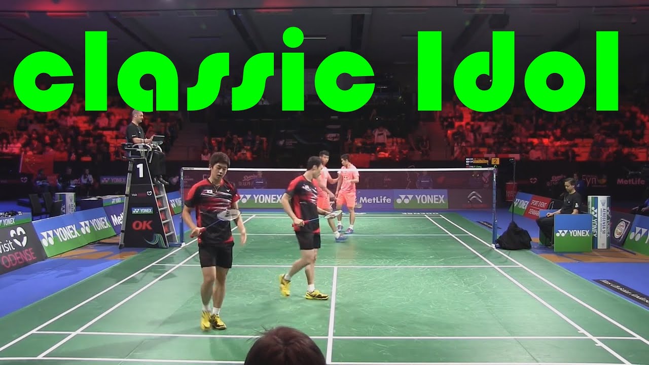 【低視角】李龍大|柳岩星 VS 劉成|魯凱 2015年丹麥羽毛球公開賽男雙決賽 精選