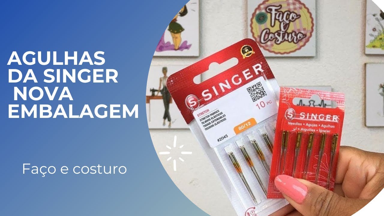 AGULHAS DA SINGER  ,NOVA EMBALAGEM