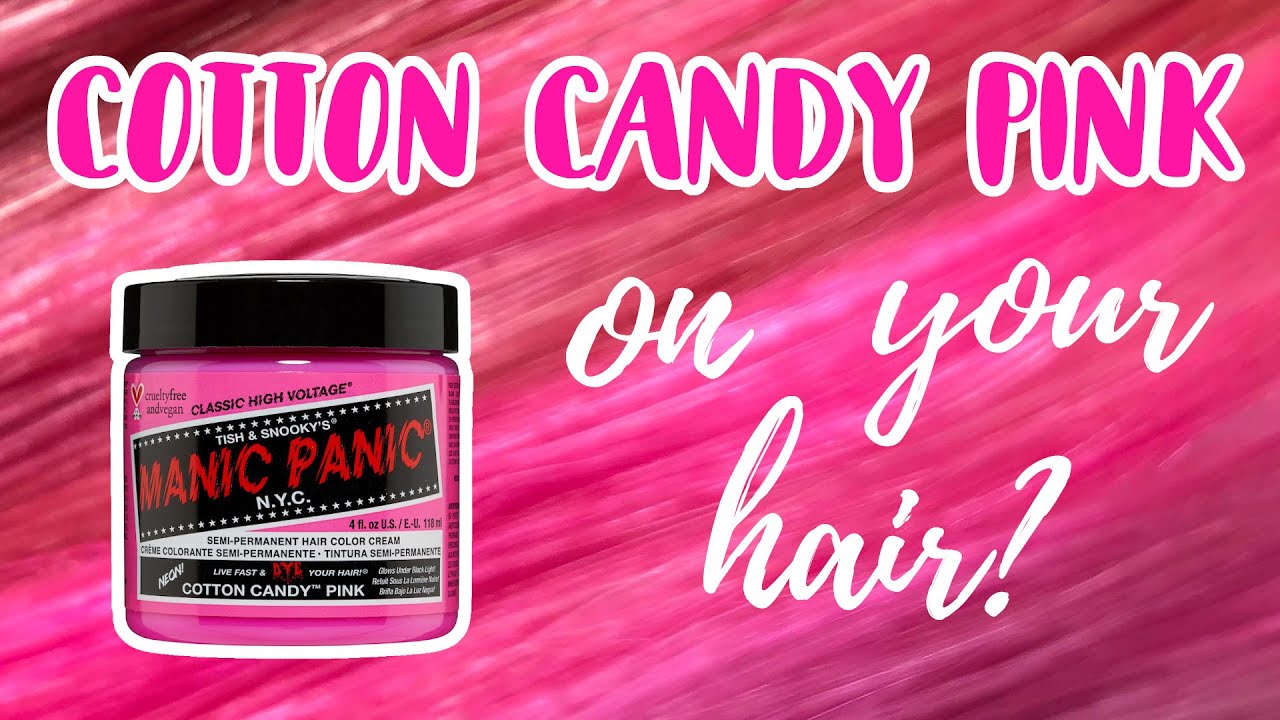Manic Panic COTTON CANDY PINK | Hair Swatches