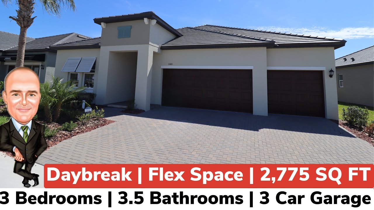 Daybreak MODEL HOME by Lennar | Medley at Angeline Land O Lakes, FL