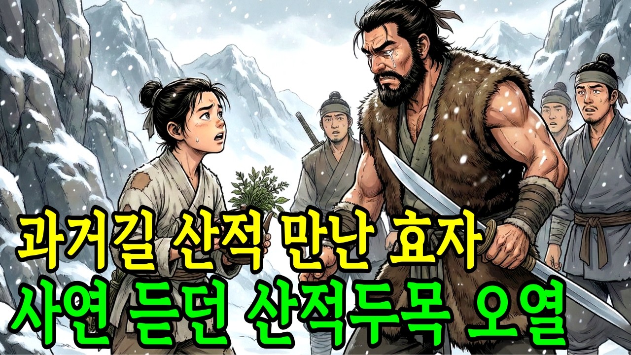 어머니 약 달이려다 산적 만난 효자, 도적 두목을 울리다 |야담|만담|전설|옛날이야기|사연