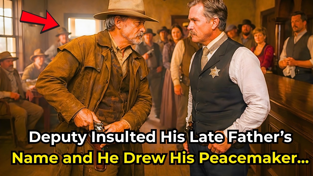 The Saloon Went Silent After a Deputy Insulted His Late Father’s Name and He Drew His Peacemaker