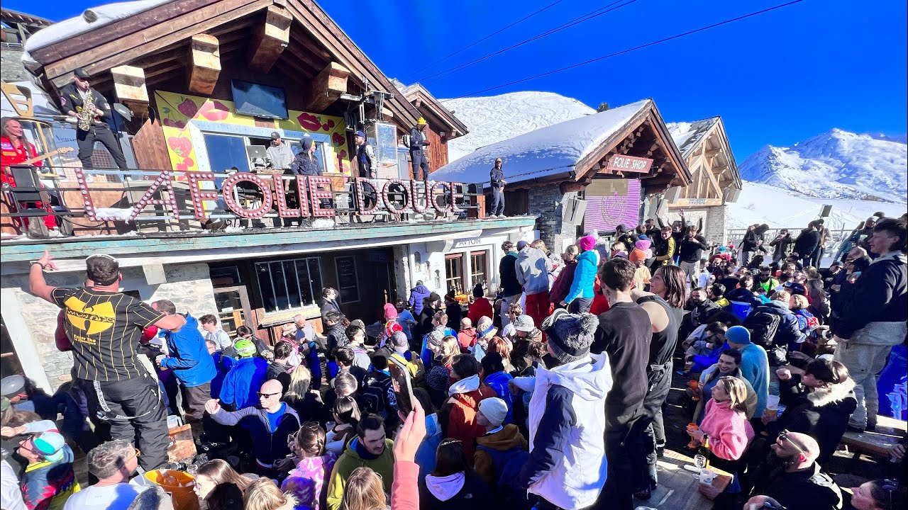 The Wildest Apres-Ski Party in La Folie Douce Meribel / Courchevel - Les 3 Vallees | March 2023