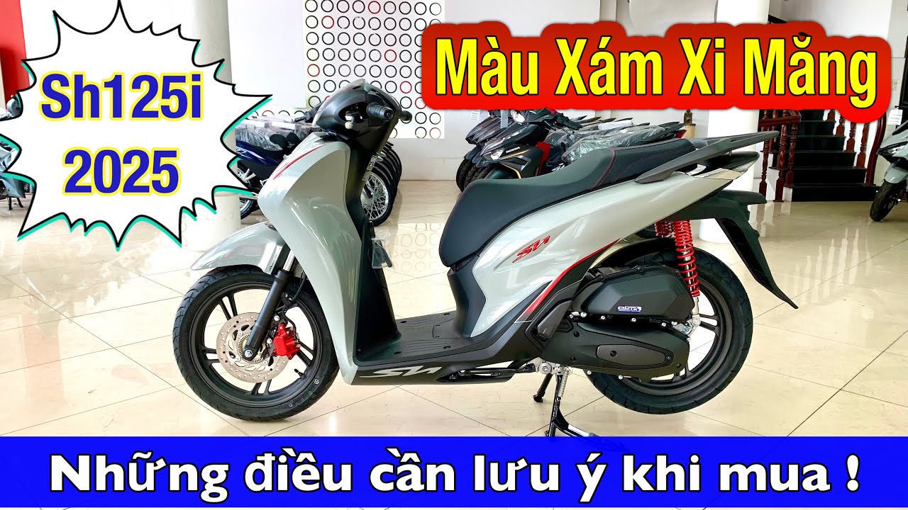 Những điều cần lưu ý khi mua Sh125i 2025 màu xám xi măng | Giá xe + Trả góp #sh125 #sh125abs #sh2025