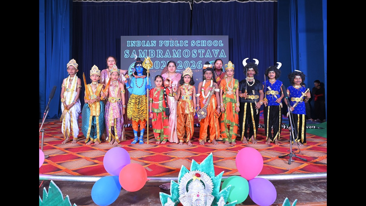 Samudra Manthana Drama 🌊🐚 | Divine Mythological Performance 🔱🎭 | Indian Public School Mandya