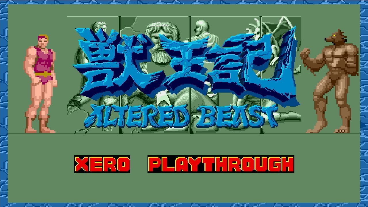 XERO PlayThrough ~ Altered Beast GEN (Full Game)