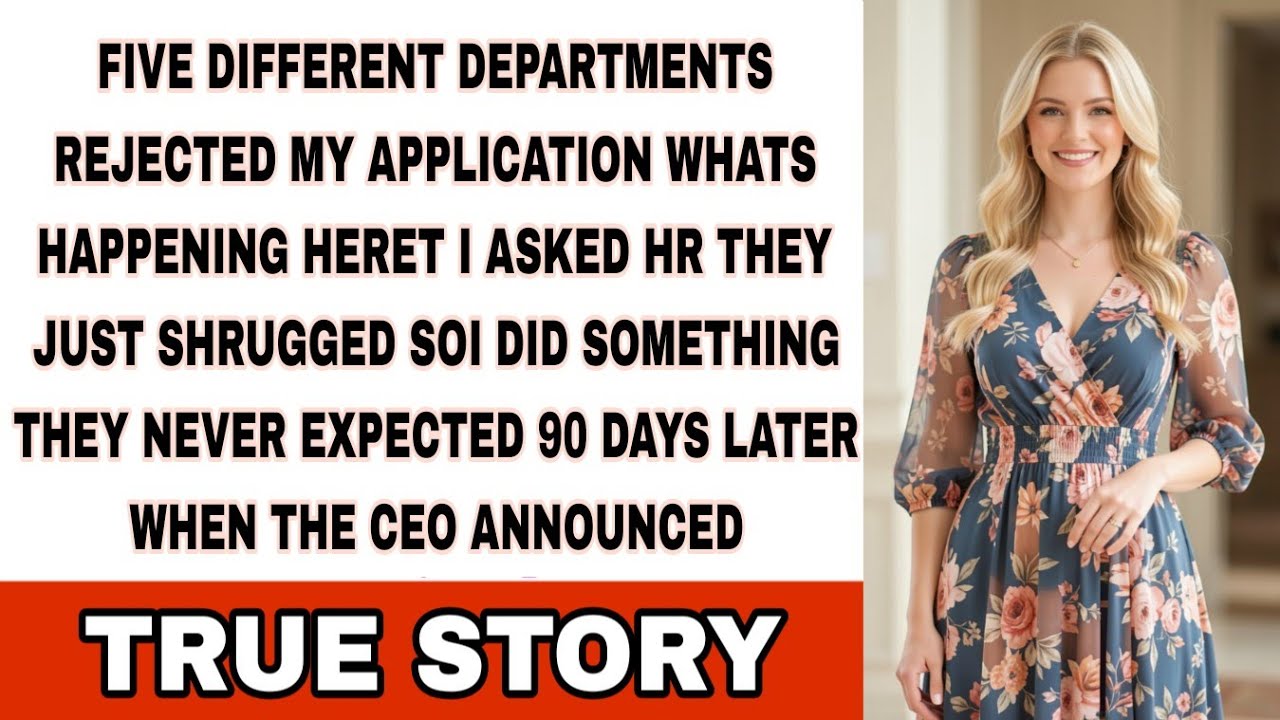 “HR Shrugged… 90 Days Later, The CEO Said My Name.”