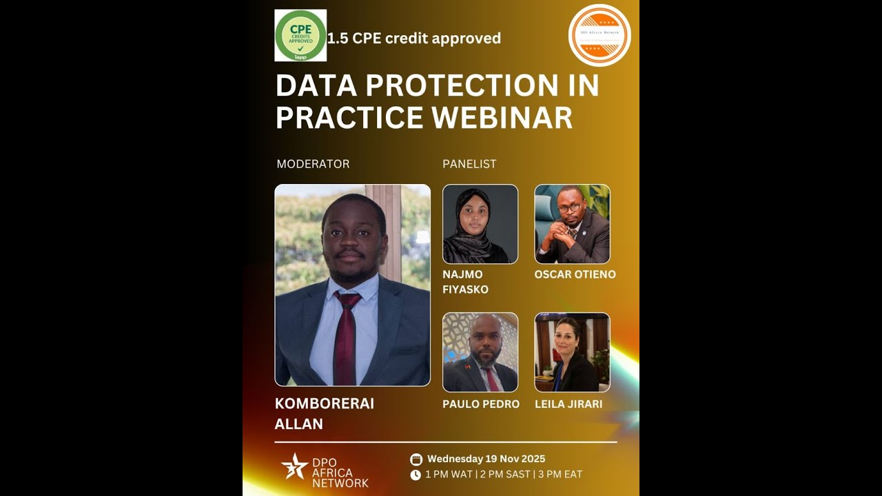 2025 November  Webinar Data Protection in Practice – Real Talk with Regulators