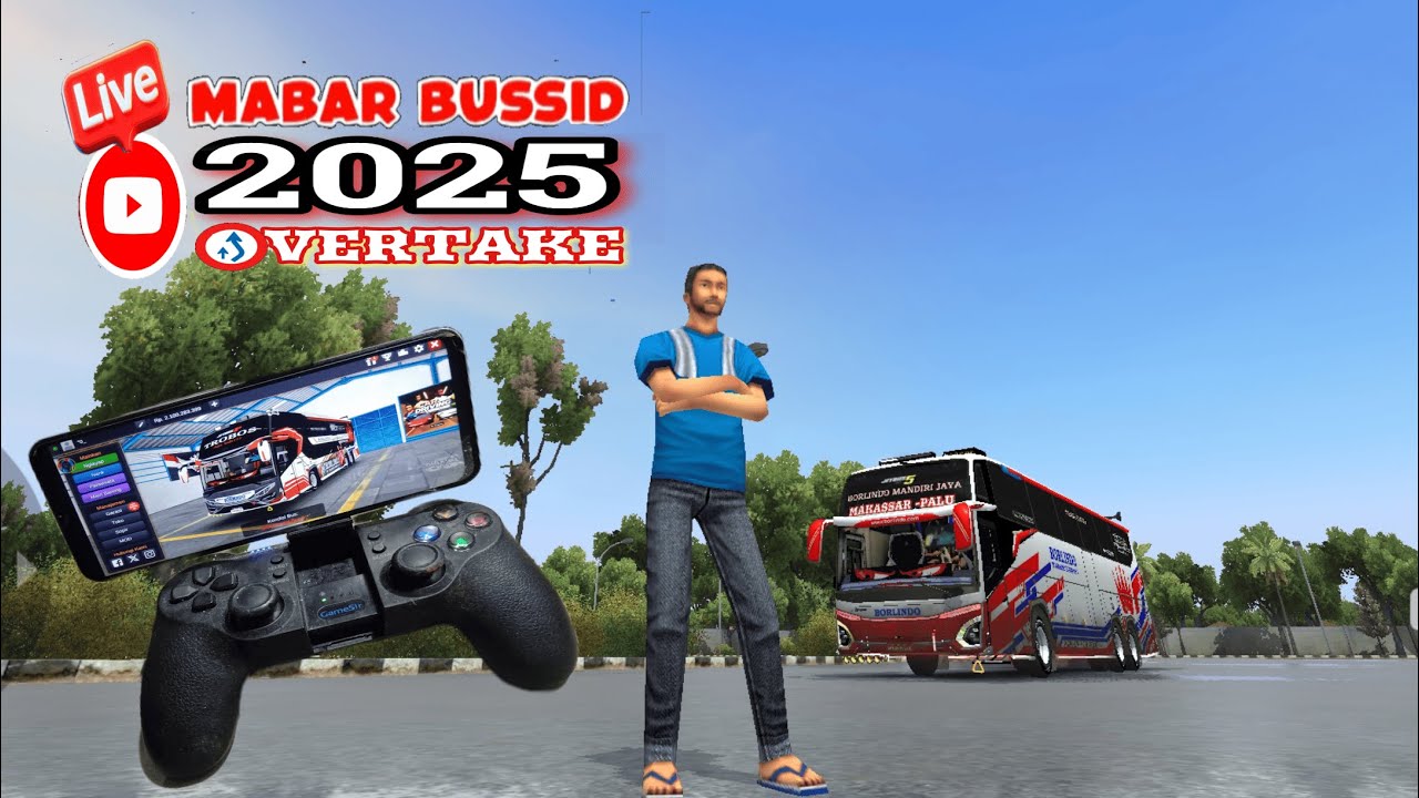 🔴 LIVE MABAR BUSSID 4.1.1😎 | Bus Simulator Indonesia