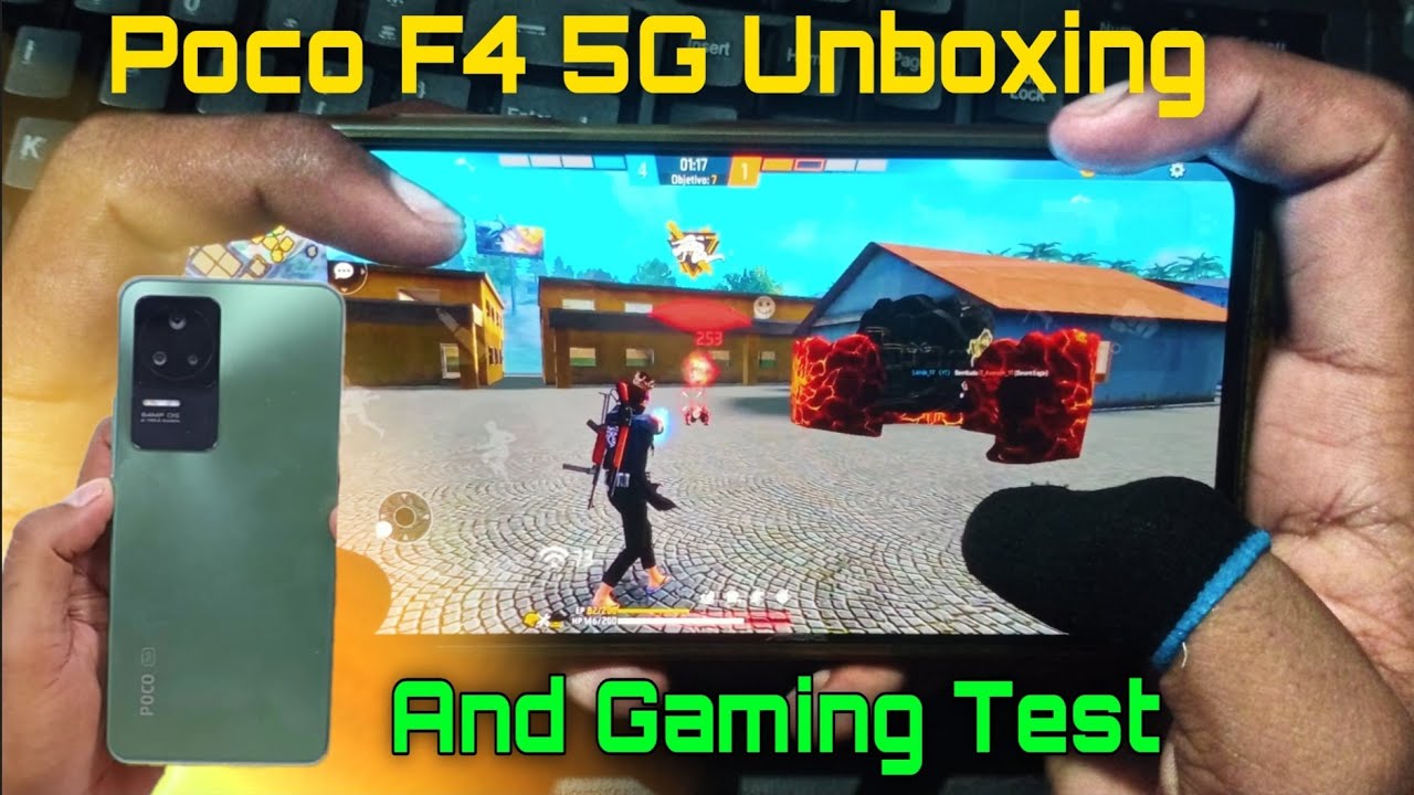 Poco F4 5G Unboxing Free Fire Test⚡ Free Fire Max 🍁Ultra Graphics 🎁 Unboxing 🧞Default Dpi 392🔥120Hz