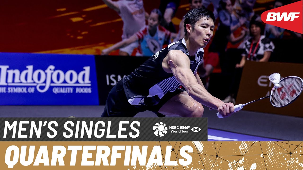 KAPAL API Indonesia Open 2025 | Chou Tien Chen (TPE) [6] vs. Li Shi Feng (CHN) [4] | QF