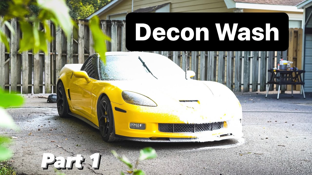 [C6] Chevrolet Corvette |  Wash, Polish, Ceramic Coating - Part 1 | Auto Detailing | 4K