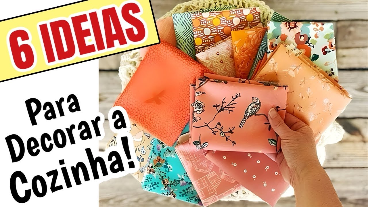 6 IDEIAS FÁCEIS E BARATAS PARA DECORAR COZINHA | show de artesanato