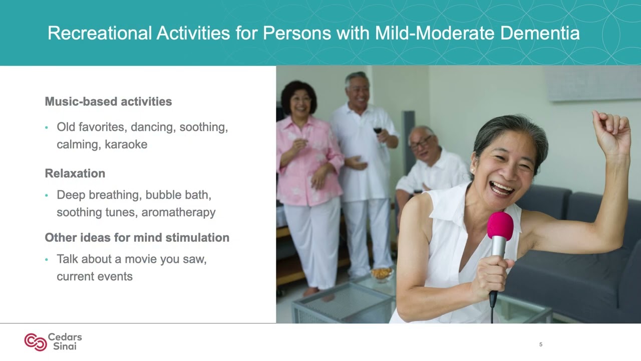 Recreational Activities for The Different Stages of Dementia | Cedars-Sinai