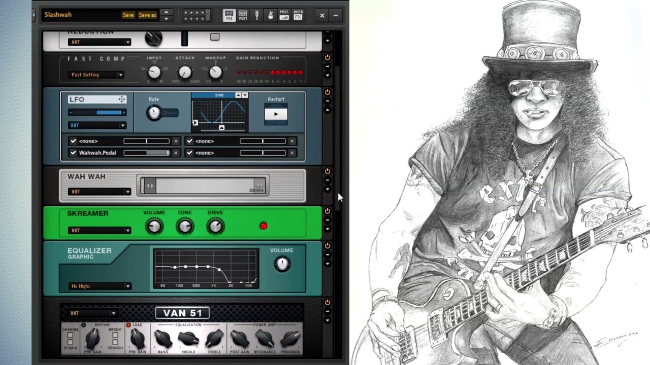 Guitar Rig 5 Slash Wah preset