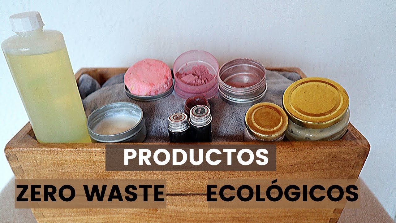 Rutina de ma&ntilde;ana con productos ecol&oacute;gicos - zero waste