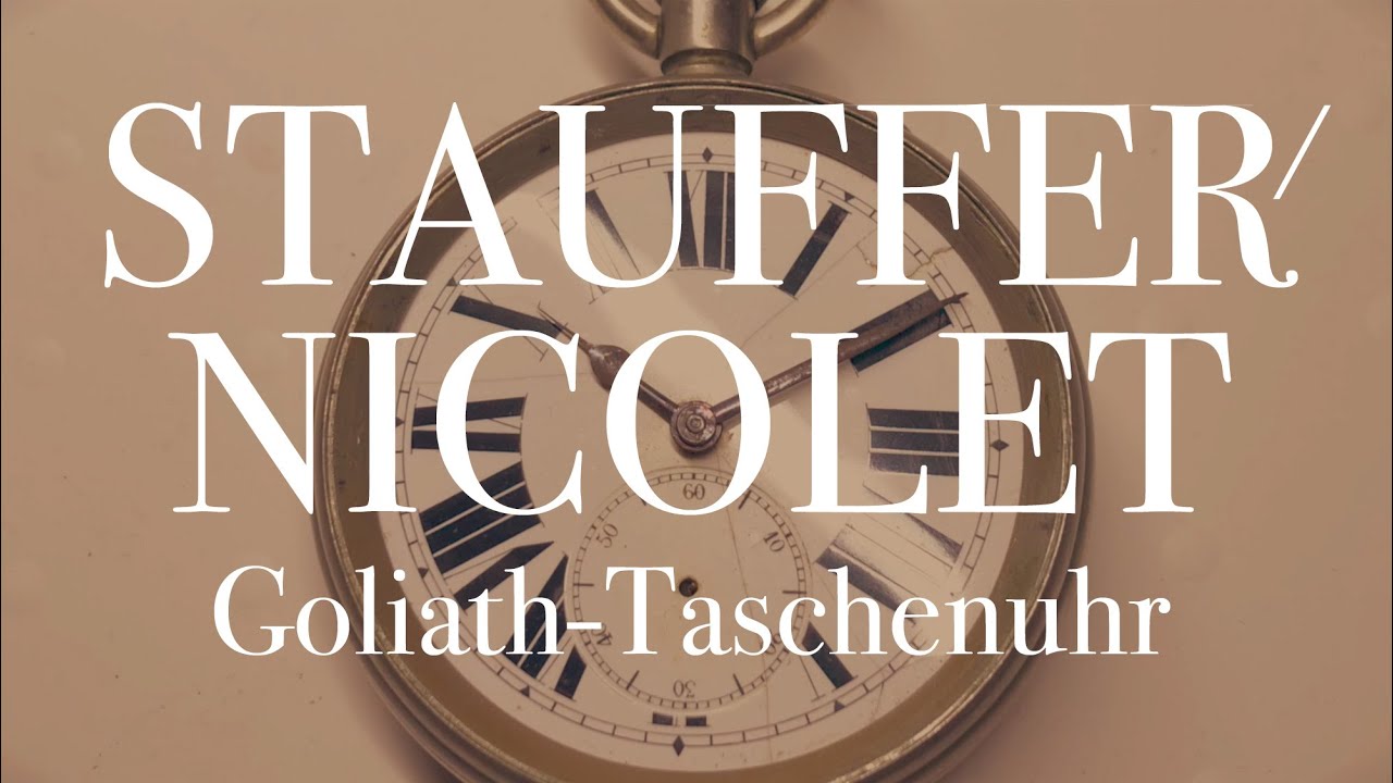 Goliath-Taschenuhr von Stauffer/Nicolet · um 1900
