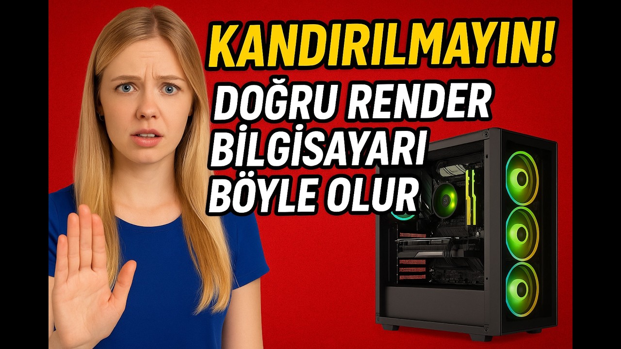 Mimarlar Kandırılmayın! Doğru Render Bilgisayarı 2025 ! #mimaritasarım #mimariproje