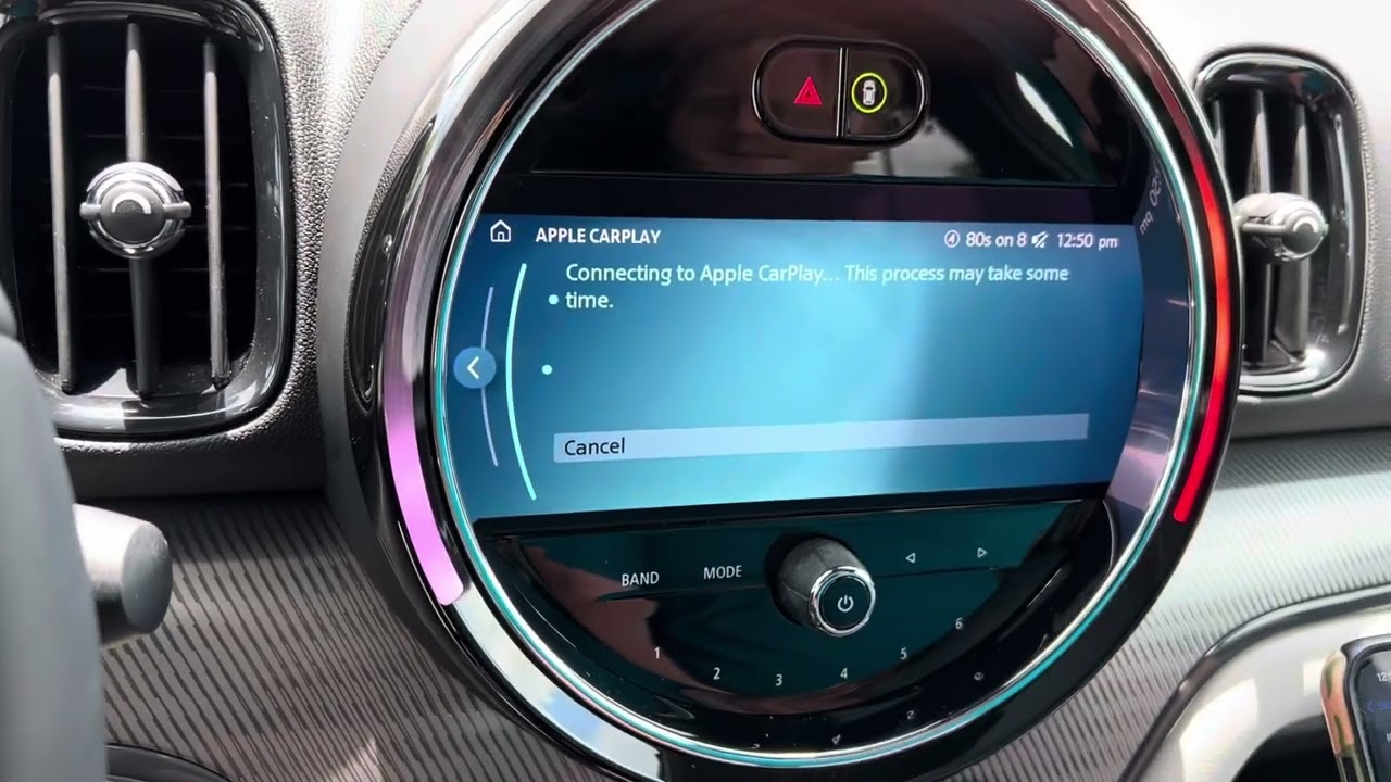Pairing your iPhone to Apple CarPlay on a 2022-2024 MINI.