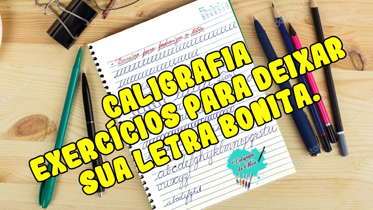 Caligrafia Exercícios para Deixar SUA LETRA BONITA (COMPROVADO)