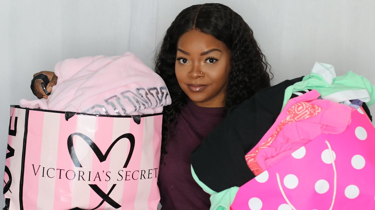 HUGE I SPENT $400 AT VS PINK SEMI ANNUAL SALE /TRY ON HAUL